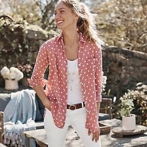 J.Jill Polka Dot Blouse